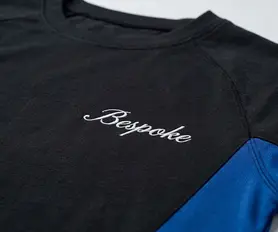 High-density chest embroidery