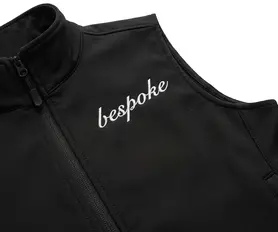 Left-chest script embroidery