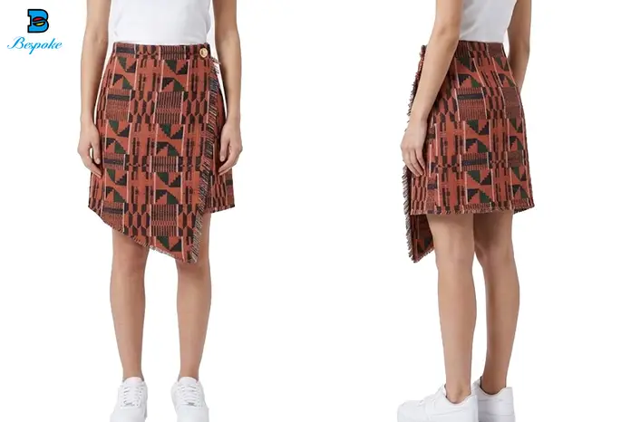 Custom Heavyweight Woven Tapestry Wrap Skirt