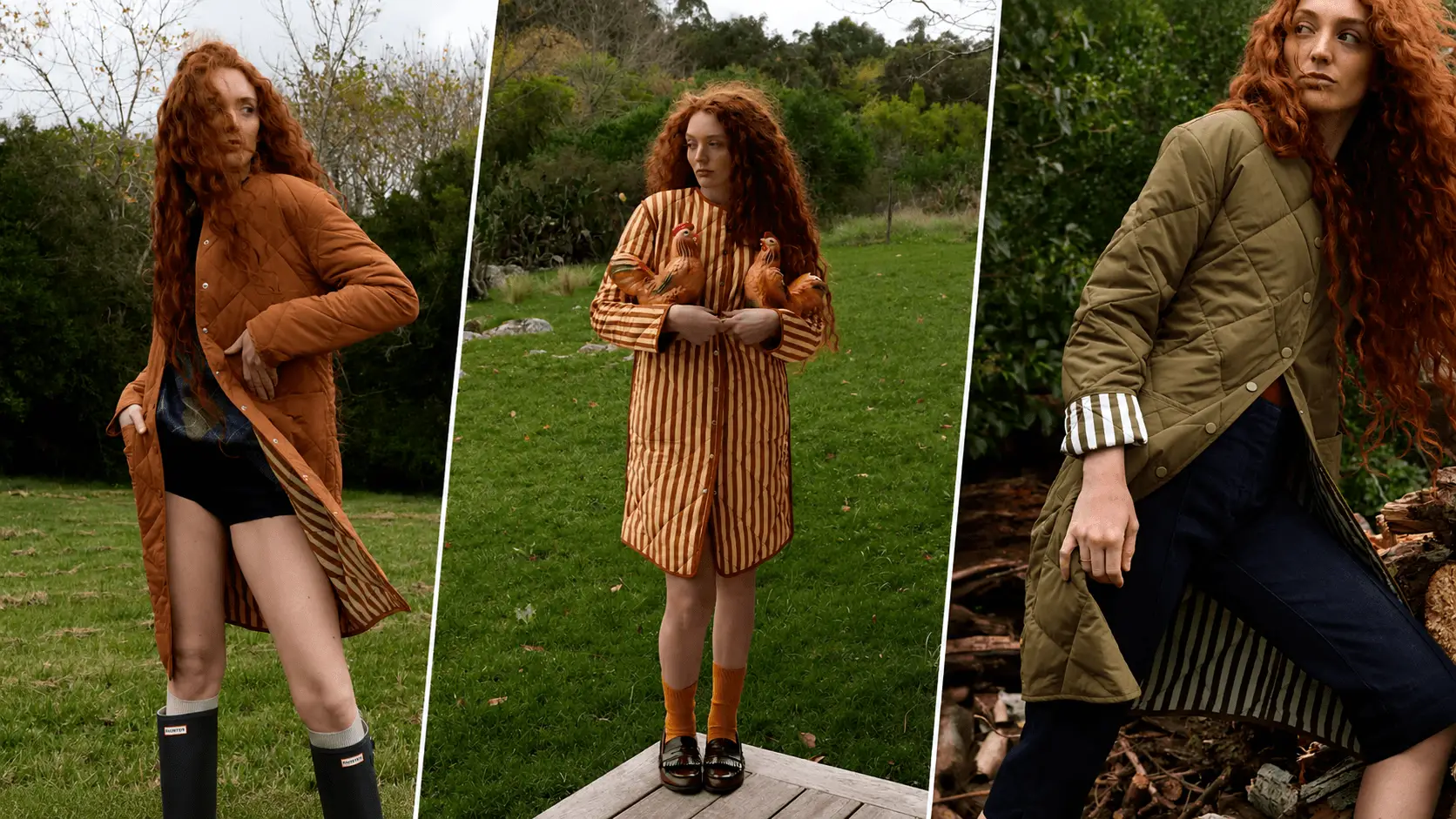 Custom Reversible Quilted Coat